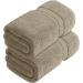 Oakias 2 Pack Luxury Beige Bath Sheets - 35 x 70 Inches, 600 GSM Extra Large Towels - Buy Online on SooperMarket.com