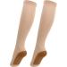 ZLXHDL Compression Stockings with Zipper - 2 Pairs for Men & Women Open Toe Design - XXL Size - Buy Online on SooperMarket.com