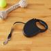 Amazon Basics Retractable Dog Leash - Medium Black | Durable & Comfortable | International Shipping Available - Buy Online on SooperMarket.com