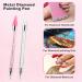 WLLHYF Rhinestone Picker Dotting Pen 7 Pcs Acrylic Crystal Rhinestones Applicator Wax Head Tip Pencil Picker Dotting Pen DIY Nail Art Decoration Tool for Nails - Buy Online on SooperMarket.com