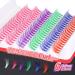 140Pcs CC Curl Colored Lash Clusters for DIY Eyelash Extensions | ALPHONSE Style A - 6 Colors - Buy Online on SooperMarket.com