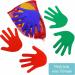 K-Roo Sports Set of 6 Hand-Shaped Floor Markers - Non-Slip Rubber Handprints for Gym, Dance, Karate - Includes Mesh Bag - Buy Online on SooperMarket.com