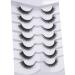 Pooplunch Cat Eye False Eyelashes - 8D Volume Fluffy Wispy Natural Lashes (7 Pairs, 3-12MM) - Buy Online on SooperMarket.com