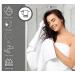 12 White Economy Bath Towels Bulk - 24x48 Inch, Cotton Blend for Softness - Commercial Grade, Easy Care - Buy Online on SooperMarket.com