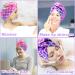 2 Pack Microfiber Hair Towel Wrap for Kids & Women - Super Absorbent & Quick Dry Hair Turban for Curly, Long, Thick Hair - Anti-Frizz Twisty Hair Towel - Mermaid Design - Buy Online on SooperMarket.com