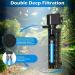 Buy Aquarium U-V Filter Pump 150-560L | 7W Anti-Algae Small Internal Filter | 1500L/H Water Pump for Fresh & Saltwater Aquariums - Buy Online on SooperMarket.com