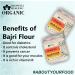Blessfull Healing Organice BAJRI Flour 1 lb (453 Gram) - Buy Online on SooperMarket.com