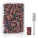 AORAEM Nail Sanding Bands Portable Nail Drill Bits Set 100PCS Professional Sanding Bands for Nail Drill  Diameter 2.35mm Mandrel Bit for Nails Gel Manicures and Pedicure (Brown)