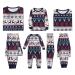 PATPAT Family Christmas Pjs Matching Sets Reindeer and Snowflake Patterned Sleepwear Xmas PJS Set for Couples and Kids Kids 8-9 Years Royal Blue