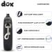 Buy DDOXX Black Dog Leash - Reflective Nylon Bite-Proof 4M Up to 10kg - Stable Roller Break & Lock System | International Shipping - Buy Online on SooperMarket.com