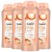 Suave Professionals Smoothing Shampoo For Dry Hair Keratin Infusion Hair Shampoo with 48-hour Frizz Control 28 Fl Oz (Pack of 4)