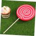 Alipis 4 Pcs Fake Lollipop Props Decor Christmas Lollipop Props Giant Prop Giant Candy Peg with Hook Realistic Candy Props Kid Toys Lollipop Cake Decorations Child Wooden Ornaments Drinks - Buy Online on SooperMarket.com