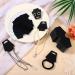 Eersida 500 Pcs Kraft Necklace Display Cards - Adhesive Jewelry Packaging for Choker, Earring, Hairband - Black Bracelet Holder for Small Business Supplies - Buy Online on SooperMarket.com