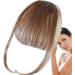 Lesunbak Clip in Bangs Real Hair French Bangs Clip on Fake Bangs Fringe Natural Color Fringe Hairpieces Stylish Neat Bangs Hair Extension for Girls Women brown - Buy Online on SooperMarket.com