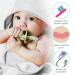 ZoLi Chubby Gummy Teether | 2-Pack Green/Grey BPA-Free Teething Stick for Baby Teething Relief - Buy Online on SooperMarket.com