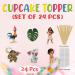 Seyal Mona Cupcake Topper Seyal Mona Cupcake Topper - Buy Online on SooperMarket.com