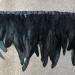 Shekyeon 2 Yards Black Rooster Feather Fringe Trim for Costume Decoration - Buy Online on SooperMarket.com