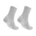 Lurrose moisturizing men's socks cotton gel socks foot repair socks anti-crack socks foot care treatment for dry cracked rough skin on feet light gray 2 pieces of light gray