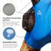 Buy Harrison Howard Fly Mask for Horses - Super Comfortable Elastic with Ear & UV Protection - Azure Blue Full Size (Large) - Buy Online on SooperMarket.com