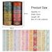 Lychii Washi Tape Set - 12 Rolls Vintage Masking Tape with Gold Foil - Oriental Aesthetic Journaling Supplies for Planner, Bujo & Artistic Projects - Buy Online on SooperMarket.com