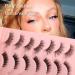 Heracks 14 Pairs Half Lashes Natural Look Cat-Eye Wispy Fluffy False Eyelashes - Reusable DIY Pack (HFS38+HFS62) - Buy Online on SooperMarket.com