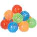 Relaxdays Hedgehog Ball Set of 12 - Colorful LED Bouncy Balls for Kids - 4 Flashing Colors 6.5 cm - Buy Online on SooperMarket.com