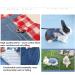 Adjustable Soft Rabbit Dishes & Leash Set for Small Animals - Pink (L) | Perfect for Rabbits Cats & Guinea Pigs - Buy Online on SooperMarket.com