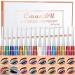 Gireatick 16PCS Liquid Glitter Eyeliner set  16 Colors High Pigmented Brighten Eye Liner Kit  Long Lasting Waterproof Metallic Shimmer Eyeshadow