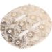 Cut Face Mask Face Eye Mask Paper Sheet Paper Sheet Masks Disposable Pre Cut Face Eye Mask Paper Sheet Perfect Coverage Wet Compressed Flower Gold Fabric Under Eye Mask Disposable - Buy Online on SooperMarket.com