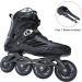 Professional Inline Skates for Men and Women | Comfortable Speed Racing Skates | Beginner Roller Skates | Black | Size Men 5.5/Women 6.5 - Buy Online on SooperMarket.com