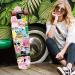 100pcs Cute Pink Waterproof Stickers for Laptop, Phone, Skateboard - Aesthetic Sticker Pack for Teens Girls and Kids - Buy Online on SooperMarket.com