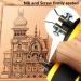 60W Wood Burning Kit with 24 Tips, Dual Pen Pyrography Tool for Teen Artists - Perfect Gift for Creative Teens | Black Grey - Buy Online on SooperMarket.com
