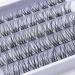 SISILILY Individual Lashes Cluster 50 Pcs Kit | DIY Reusable 3D Eyelash Extension | Soft Natural C CC D Curl Individual Eyelashes with Glue | 10/12/14/15/16mm Length - DM12 - Buy Online on SooperMarket.com