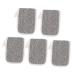 CANIGHT 5pcs Flip Soap Foam Net Exfoliator Sponge Mesh Soap Saver Bag Mesh Organizer Bags Cotton Linen Khaki