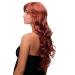 Buy WIG ME UP Long Curly Wavy Hair Wig with Bangs - Dark Copper Red 70cm - International Shipping Available - Buy Online on SooperMarket.com
