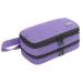 LUXJA Essential Oil Carrying Case - Portable Double-Layer Organizer for 12 Bottles (5ml-15ml) and Roller Bottles - Purple - Buy Online on SooperMarket.com