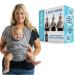 Baby K'tan Cotton Sweetheart Grey Print Baby Carrier (XL) Sweetheart Grey XL