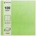 HEKU 100 Light Green Napkins - 3-Layer 33x33cm Highly Absorbent Stylish & Practical 5-Pack for Events & Gastronomy - International Shipping Available - Buy Online on SooperMarket.com