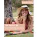 Women's Floppy Beach Sun Hat - Hello Sunshine Embroidered Straw Hat for Vacation & Honeymoon - Foldable Large Brim - Buy Online on SooperMarket.com
