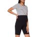 MAMALICIOUS Women's Mlmira Pintuck Jersey Shorts M Black