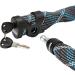ABUS Ivera Chain 7210/110 Sparkling Bicycle Lock - 85cm Grey (Crossing Grey) - Buy Online on SooperMarket.com
