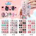 Kalolary Kids False Nail Kit - 288PCS Candy Pattern Full Cover Nails with Adhesive Tabs | Children's Day Gift for Little Girls Nail Art - Buy Online on SooperMarket.com