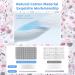 Miracle Baby Muslin Swaddle Blanket | Cotton Summer | 110x150cm | Hedgehog and Rabbit Design | for Boys and Girls | Lightweight Breathable Layer - Buy Online on SooperMarket.com