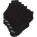 Hanes Women's Cool Comfort Toe Support Ankle Socks 6-Pack, Size 8-12, Black/White Vent - Buy Online on SooperMarket.com