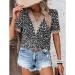 Naroote Womens Blouse Easy Matching Womens T Shirt Casual Lace Stitching Casual V-Neck for Beach XX-Large Black - Buy Online on SooperMarket.com