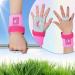 Unicorn Gymnastics Grips Set for Girls Kids - Pink Medium | 5 Pcs Hand Grips, Wristband, Sweatbands, Headband | Athletic Gloves with Drawstring Bags - Ideal Party Favors - Buy Online on SooperMarket.com