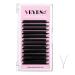 VEYES YY Lash Extensions C & D Curl 9-15mm Mixed Length Premade Volume Eyelash Fans Professional Lash Extension Supplies Matte Black(YY-Shape 0.07 C-curl 9-15mm)