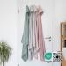 Ehrenkind Hooded Towel - Soft Organic Cotton Baby Bath Towel 100x100 cm in Rose | Perfect Newborn Gift & Essential Baby Equipment - Buy Online on SooperMarket.com