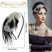 WLLHYF 1920s Flapper Headband - Vintage Rhinestone Hairband for Women & Girls (Silver) - Buy Online on SooperMarket.com