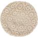 ZLYC Handmade Cotton Slouchy Crochet Beret with Cutout Floral Design - Plain Beige Women's Beanie Hat - Buy Online on SooperMarket.com